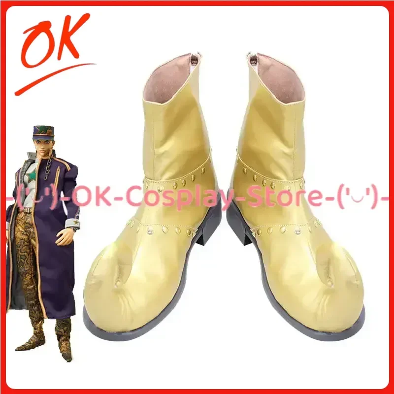 

[На заказ] JoJo's Bizarre Adventure Dio Brando Обувь для косплея Аниме Игра Костюм для ролевых игр Опора Карнавальная вечеринка Сапоги из искусственной кожи
