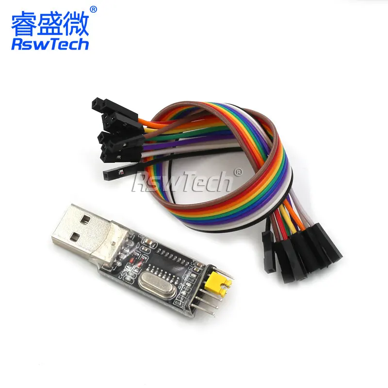 1PCS CH340 module USB to TTL CH340G upgrade download a small wire brush plate microcontroller board USB to serial RSWTECH