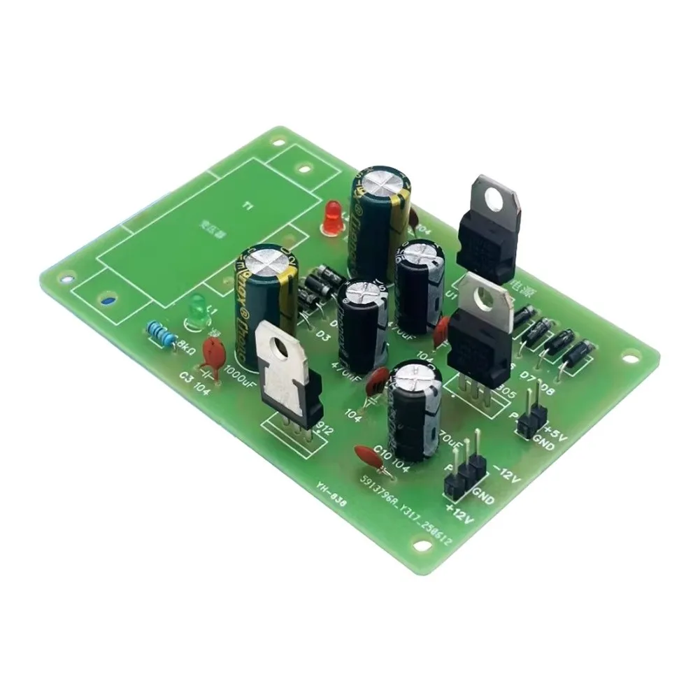 DC Regulated Power Supply Electronic DIY Kit With Three-Terminal Regulator For Practical Electronics Training Projects