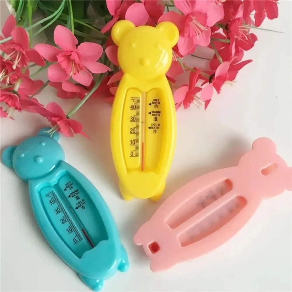 Casual Floating Water Thermometers Bear Cartoon Bath Thermometer Toy Plastic Water Sensor Thermometer Kids