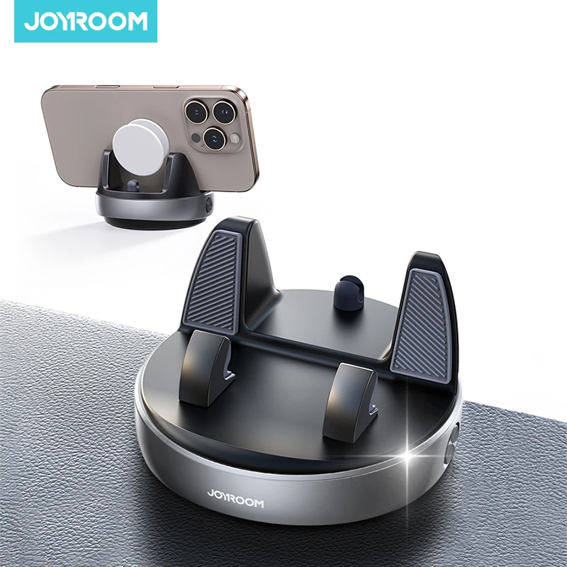 

Joyroom Dashboard Car Phone Mount Holder Mini One-Handed Operation Car Navigation Holder For 4.7-7'' Phones 360° Rotation ZS330