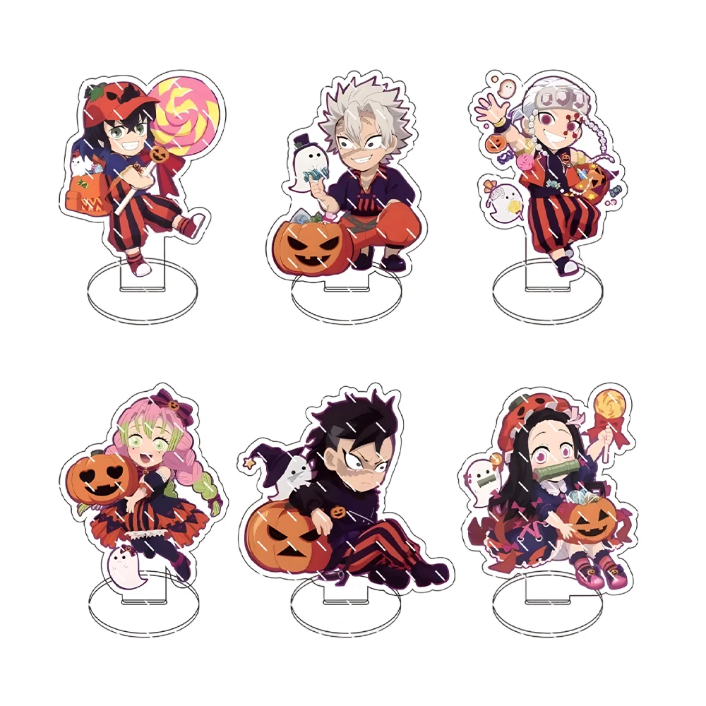 

Anime Demon Slayer: Kimetsu no Yaiba 10CM Acrylic Stand，Tanjirou Kamado Kochou, Shinobu Desktop decoration Birthday Present