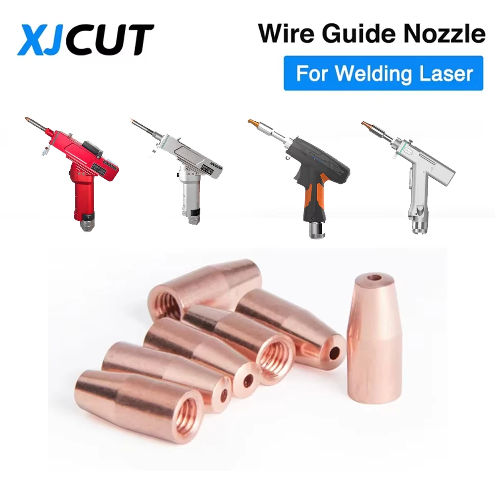 50Pcs CQWY D7 M5 H15.5 Laser Handheld Welding Wire Guide Nozzle Laser Wire Feed Nozzle For QILIN Ospri SUP WSX Raytools HANWEI