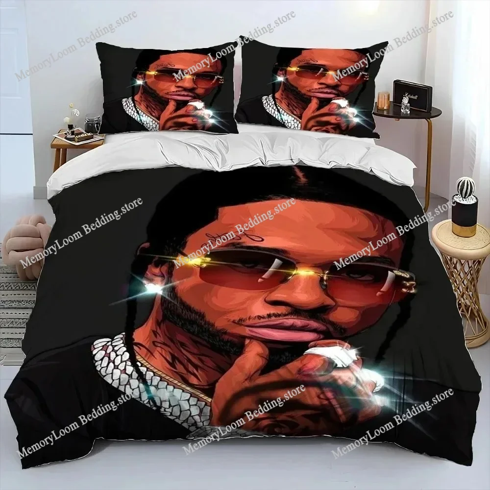 Hip Hop Art Rapper Legend Star Soft Bedding Set Single-Twin-Full-Queen-King Size Adult Kid Bedroom Breathable Duvet Cover 2025