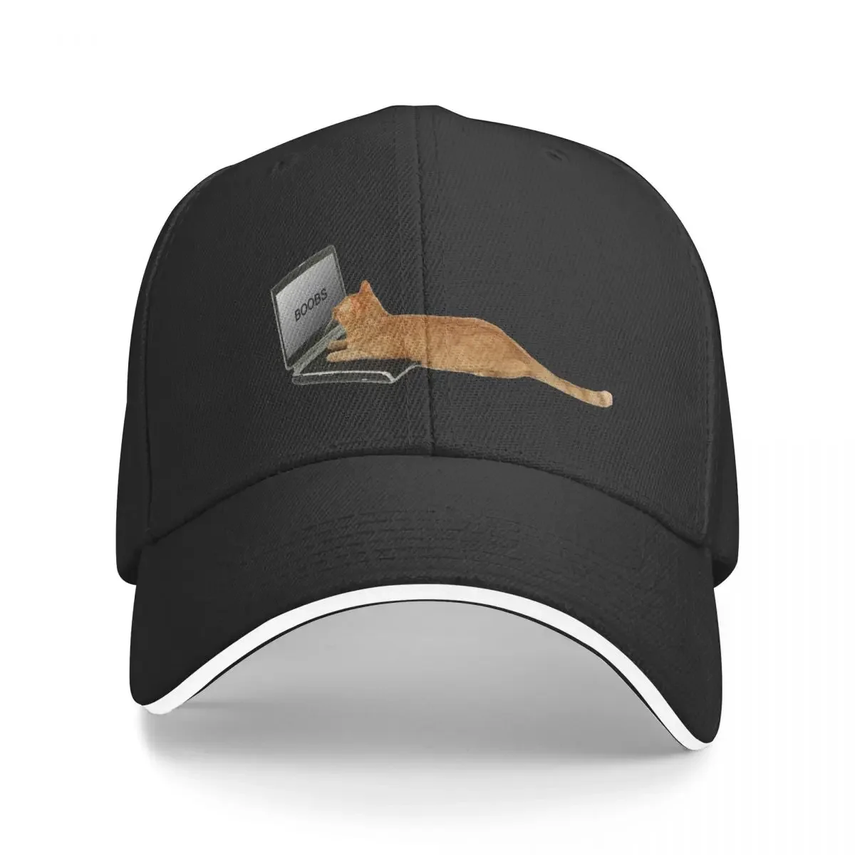 Laptop Cat BOOBS Baseball Cap summer hat Sun Hat For Children Sun Cap Sun Hats For Women Men's