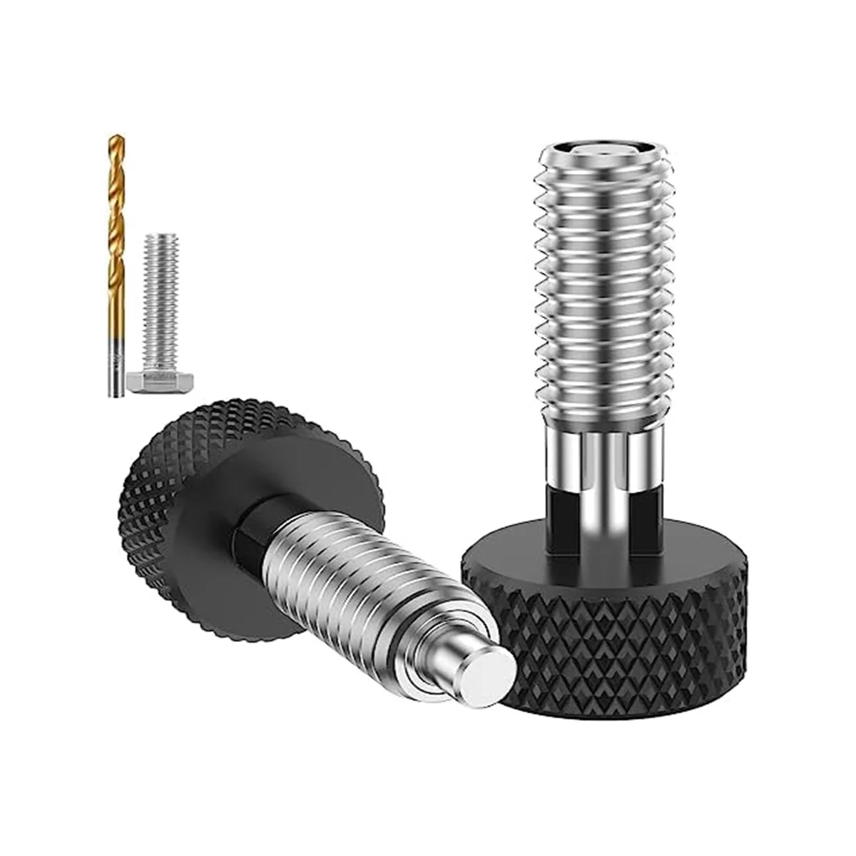

ABNC-Handle Quick Release Pins Kit,with Knurled Handle Stainless Steel Lock M6 Quick Release Pins for Rolling Toolbox (1 Set)