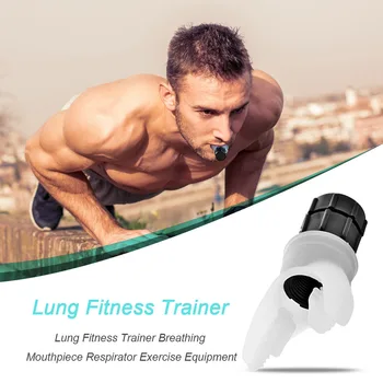 Breathing Trainer Flexer Durable Fiess Exerciser Increases Lung Capacity Adjustable…