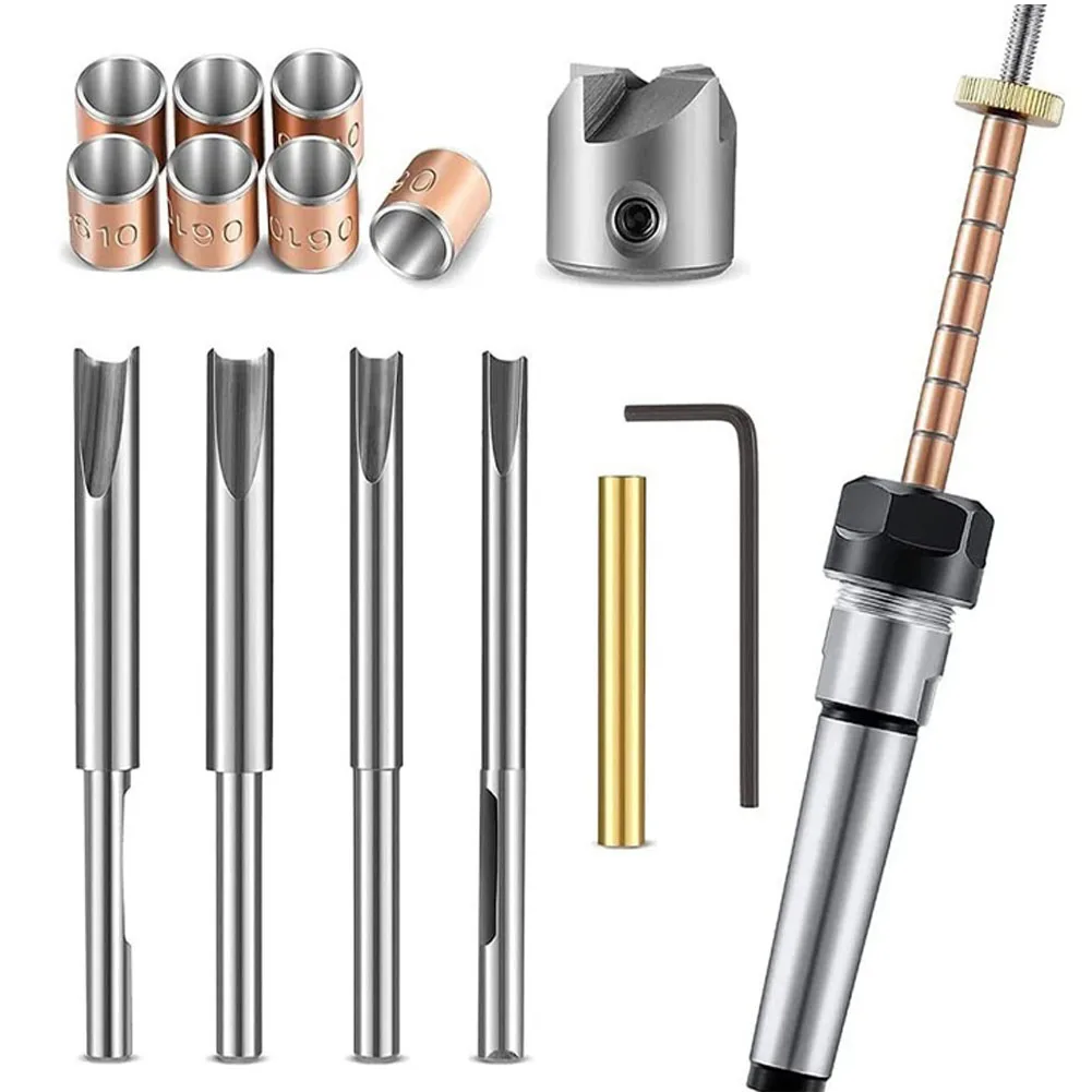 

7mm Drill Bit Pen Turning Mandrel Accurate Drill Press Setup Carbon Steel Cutting Shafts Cutting Head With Adapter