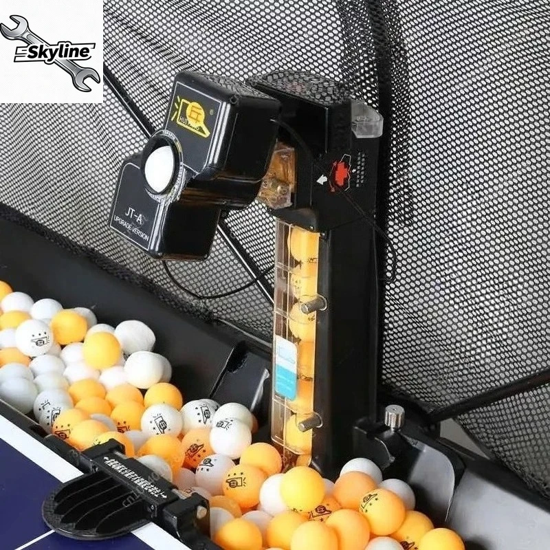 روبوت لتنس الطاولة، ماكينة روبوت لمدرب تنس الطاولة قابل للبرمجة أوتوماتيكيًا بالكامل بينج بونج