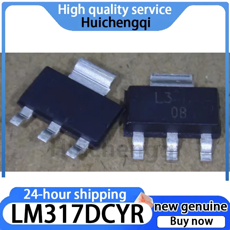 10PCS Genuine LM317DCYR SOT-223 3-terminal Adjustable Voltage Regulator Chip