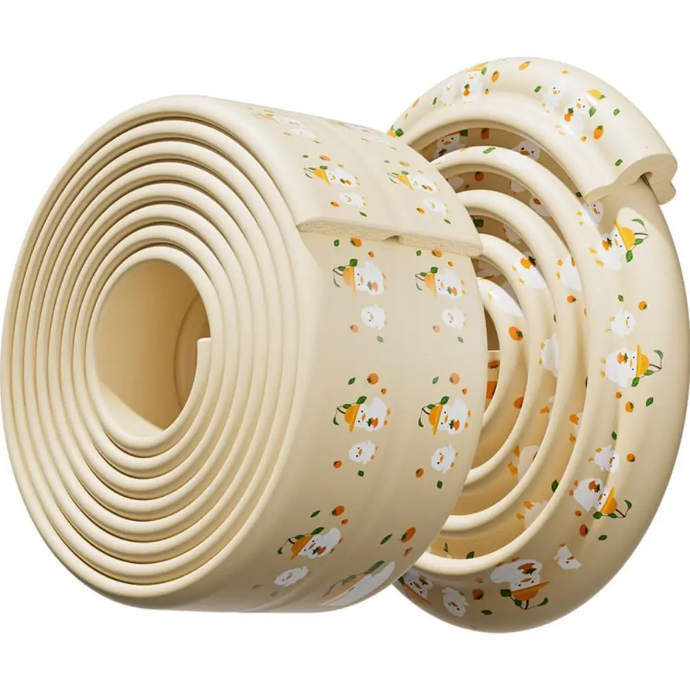 

2m Desk Edge Guard Strip Duck Pattern Self Adhesive Anti Collision Cushion Soft Thickend Wall Corner Protector