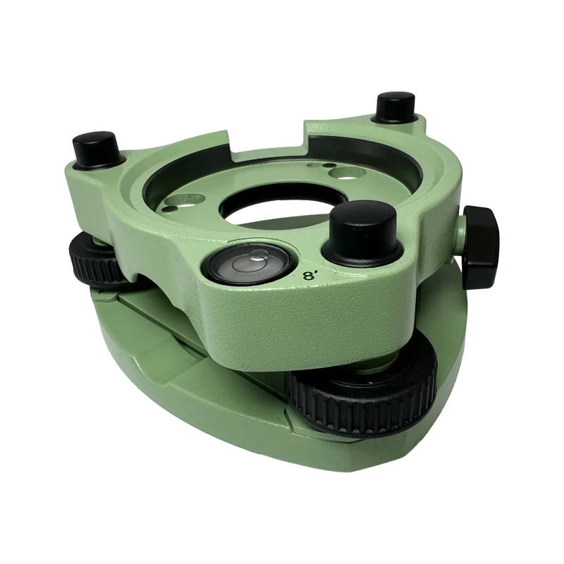 GDF121 Green Three-Jaw Tribrach Replacement For Swiss Type Total Sations Without Optical Plummet