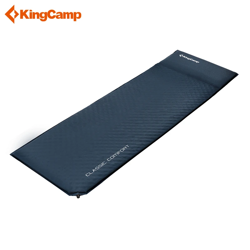 KingCamp Single Self-Inflating Sleeping Mat, Built-in Pillow, Camping Mat, Durable, Suitable For Camping Backpacking, Hiking