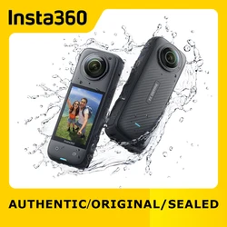 Insta360 X 4-Waterdichte 8K 360 Action Camera, 4K Groothoek Video, Ai Editing, Stabilisatie, Voor Sport, Reizen, Outdoor