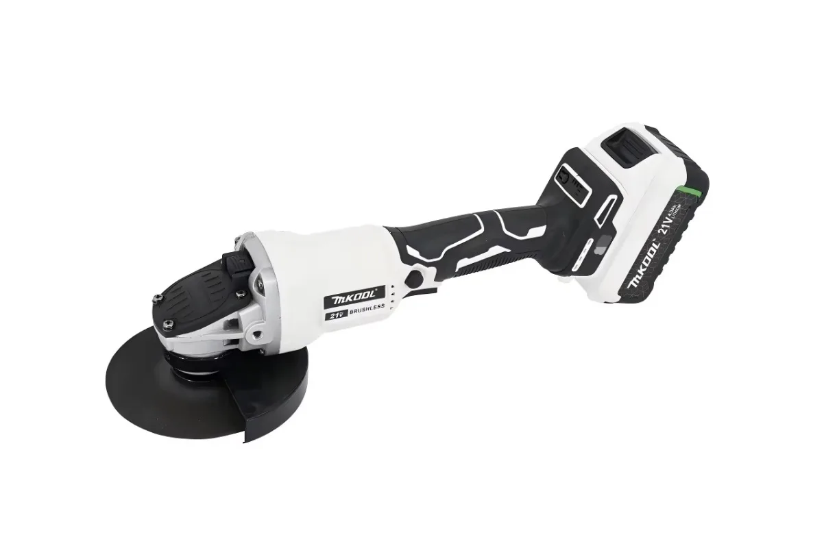 Industrial Professional 18v 21v Cordless Angle Grinder Brushless Copper Motor 11000rpm 4.0Ah Battery Trigger Cutting