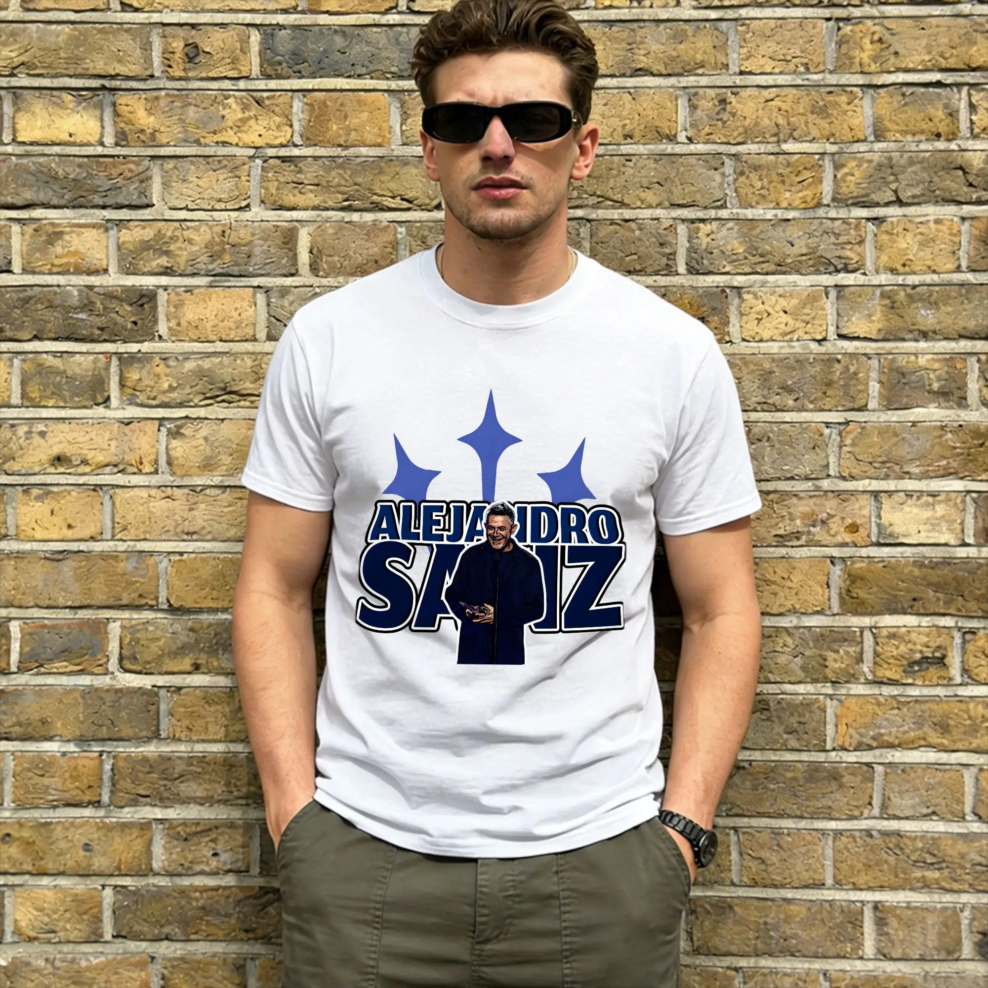 Harajuku T-Shirt Beach Alejandro Sanzs Hipster T Shirts Spanish 2026 Tour Pure Cotton Tee Shirt for Men Y2K Retro Cheap Tops