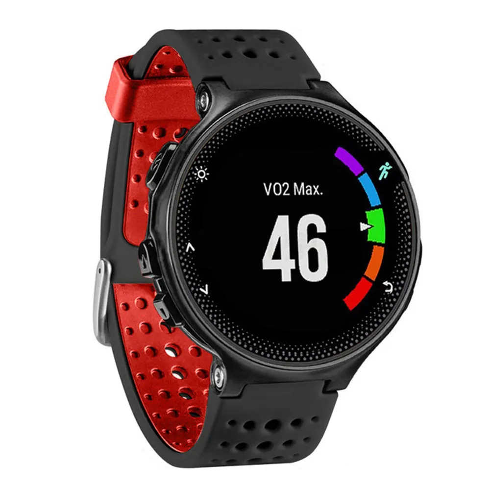 سوار ساعة من السيليكون لـ Garmin Forerunner 230 / 235 / 220 / 620 / 630 / 735 سوار معصم ملحقات استبدال السوار