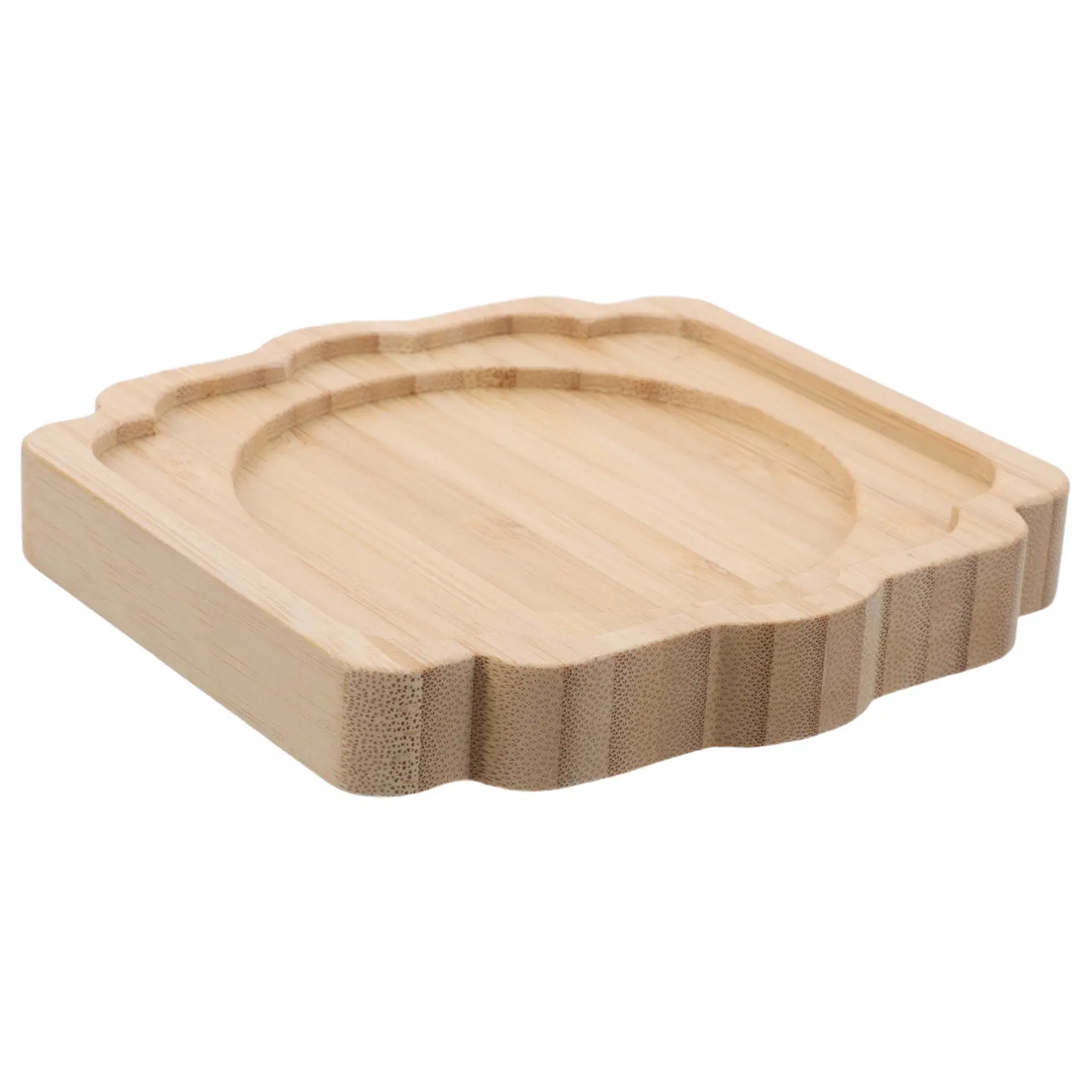Wooden Tea Tray Mat Elegant Heat Insulation Pad for Teapots Bowls Gongsfu Tea Set Portable Lightweight Table Surface Protector