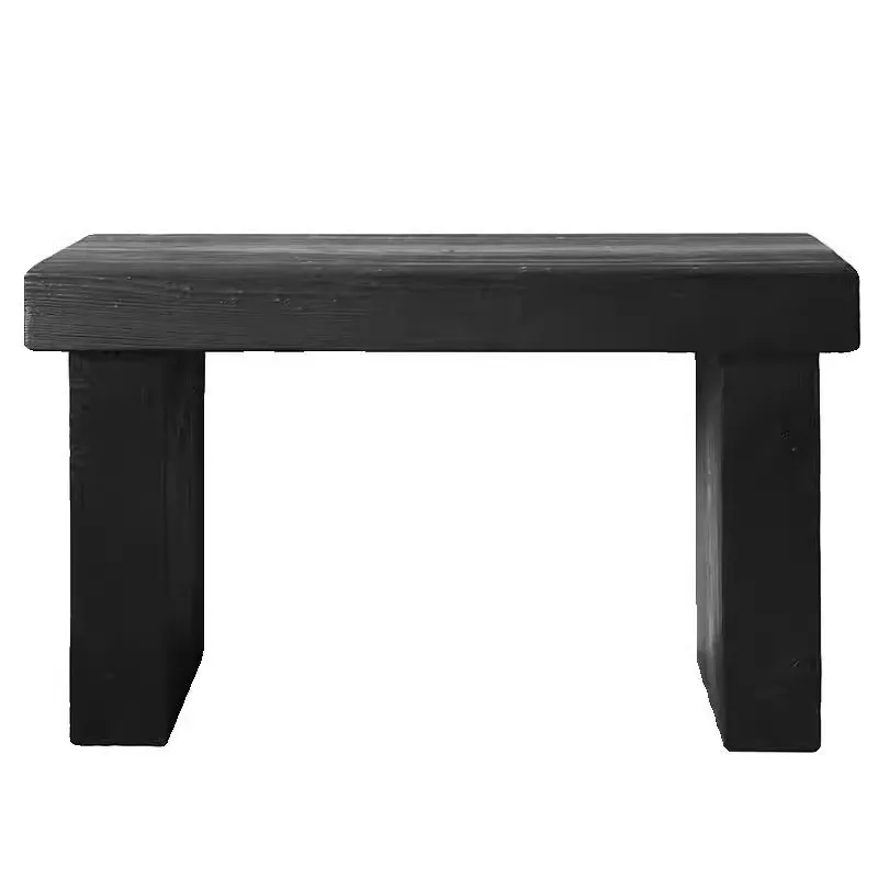 

Silent Wind B & B Hotel Corridor Display Table Entry Carbonized Black Solid Wood Entrance