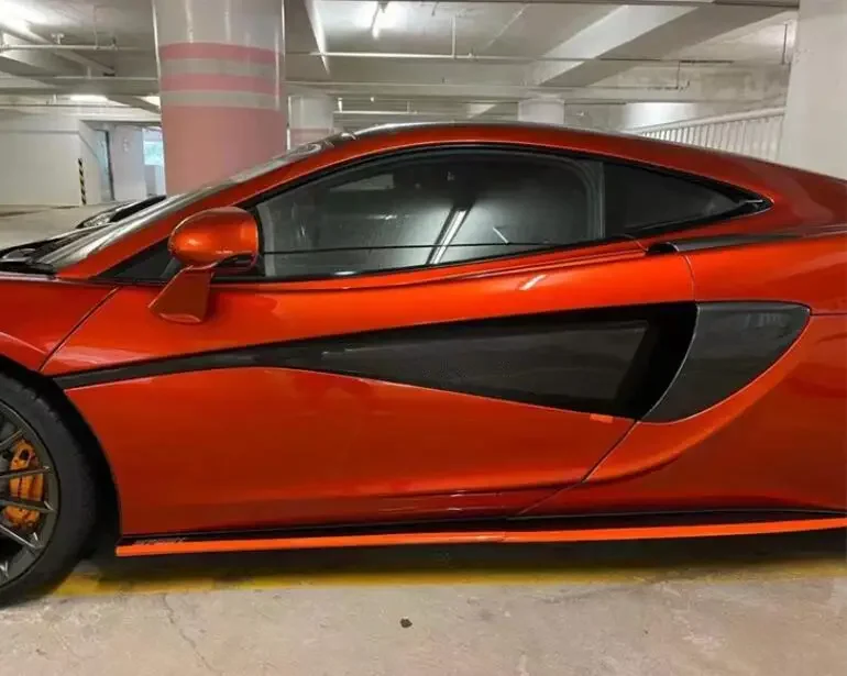 

Углеродное волокно для Mclaren 540C 570S 560GT, комплект боковых удлинителей, дверная вентиляционная крышка