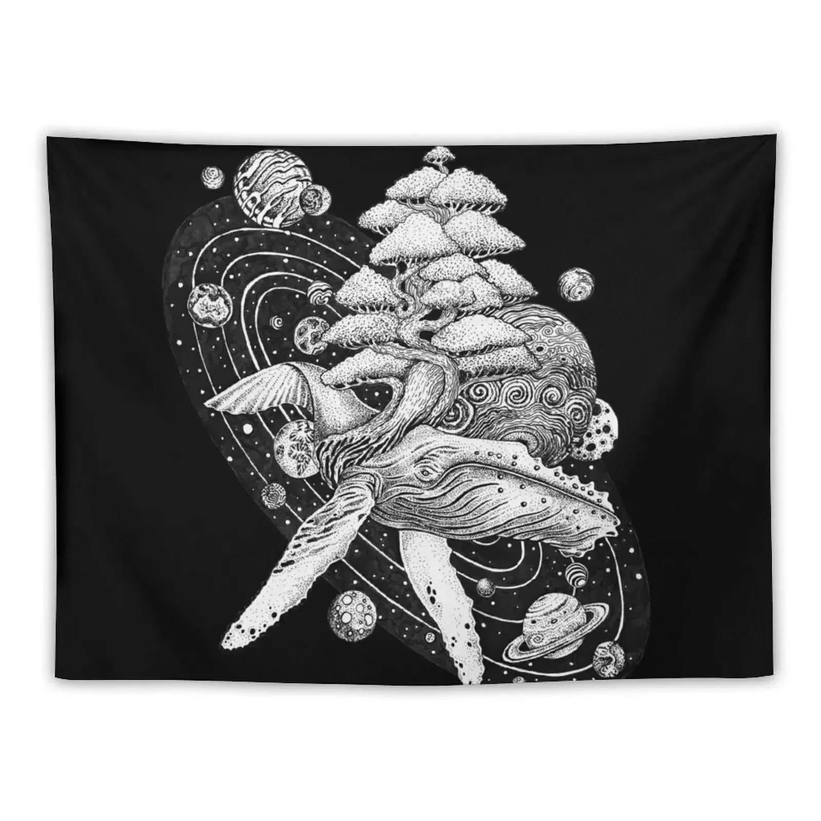 

Space Whale Tapestry Decoration Home Room Decorations Custom Tapestry