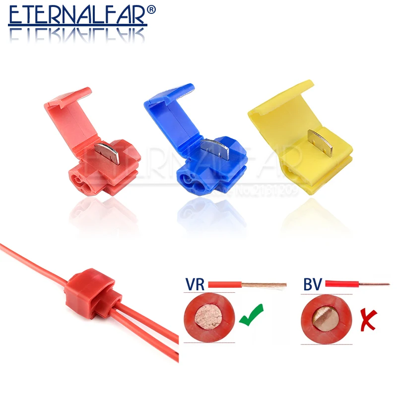 Terminal Joint Break Clamp Quick Wire Crimp Splitter 5V-220V 10-24A Connector  Home Appliance Connettore 12V Cable Connectors