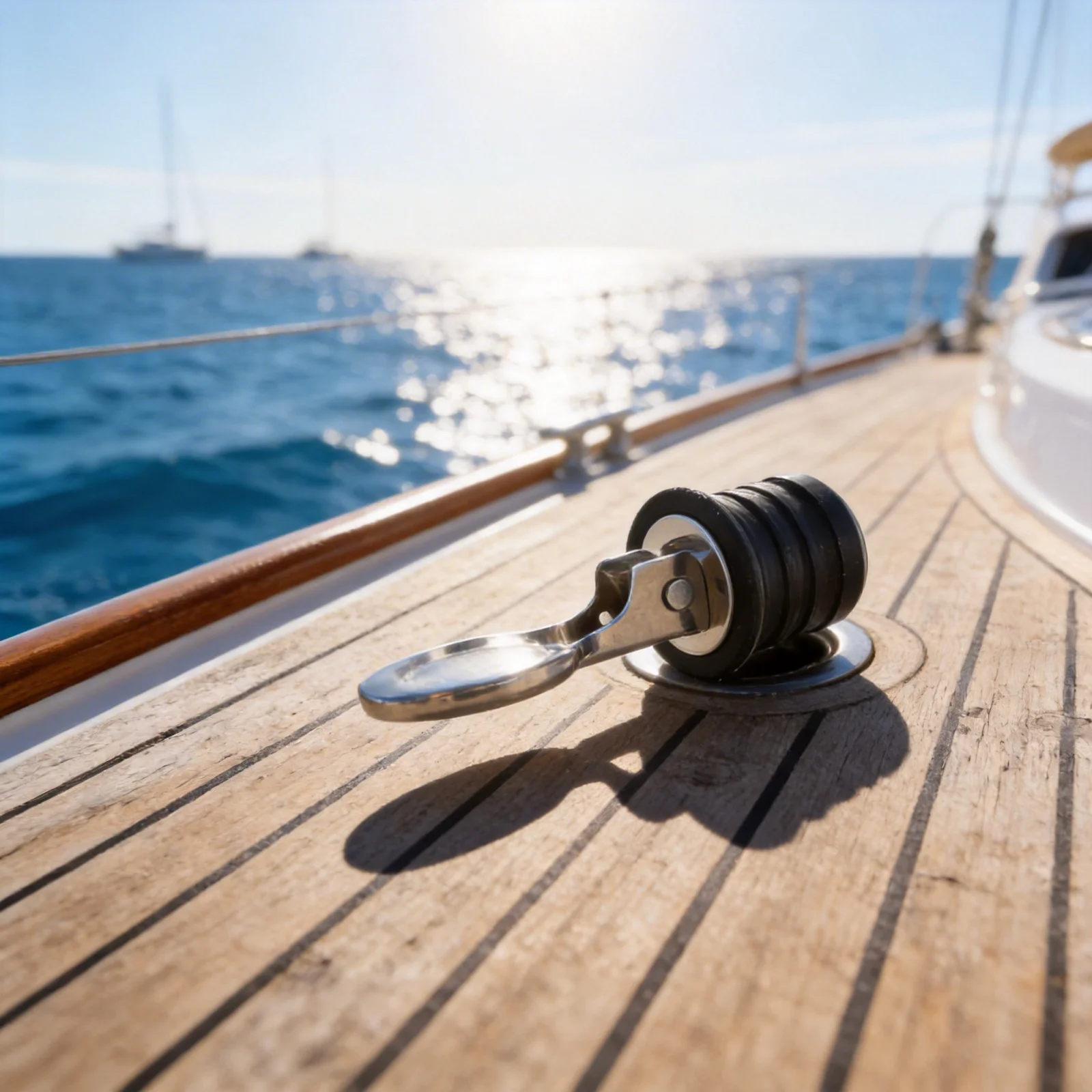 Boat and Lawn Roller Drain Stopper Featuring Stainless Steel Frame and Elastic Rubber Seal for Consistent Water Tight Closure - view 5