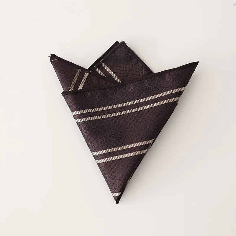 Retro Coffee Beige Orange Pocket Square for Men, Stylish Accessory