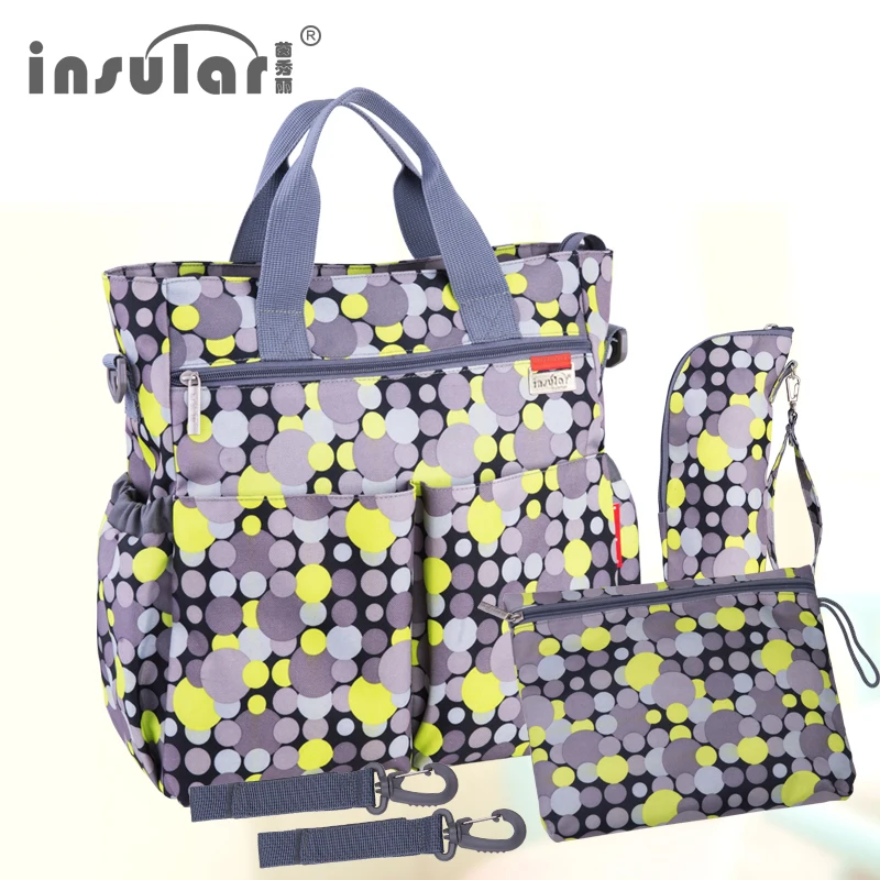 Fashion Baby Diaper Bag Multifunctional Nappy Bags Waterproof Mommy Changing Bag Mummy Stroller Bag