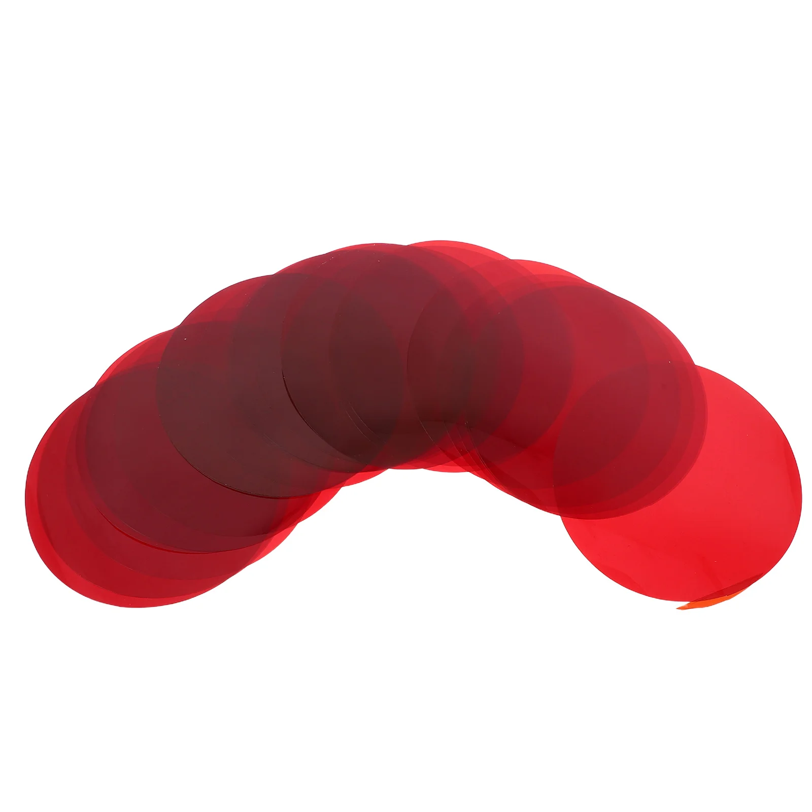 

30pcs Lighting Gels 6.6Cm Color Correction Filters For Led Tubes Spotlights Decorative Light Sheets Warm Color Changing Film