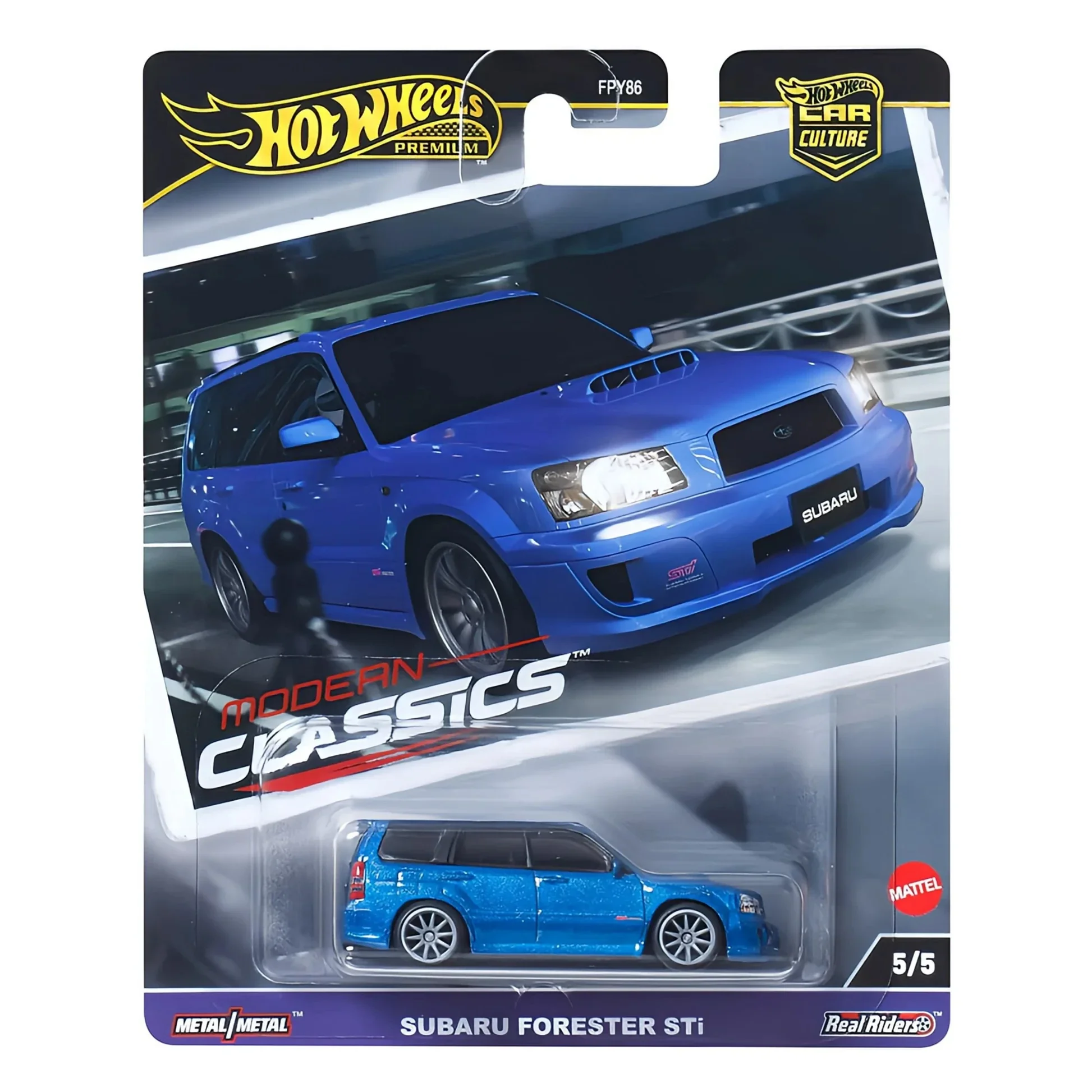 ล้อร้อนรถวัฒนธรรม NISSAN SKYLINE GT-R SUBARU FORESTER STI 1/64 โลหะ Die-cast Collection ของเล่น FPY86