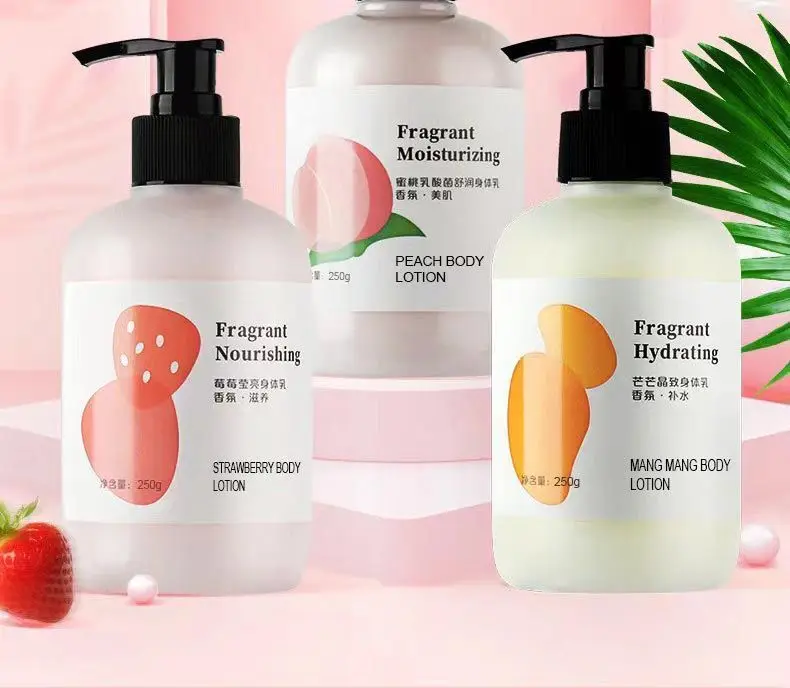 

Fruity Perfume Body Lotion 250g Youth Daily Care Long-Lasting Fragrance Moisturizing