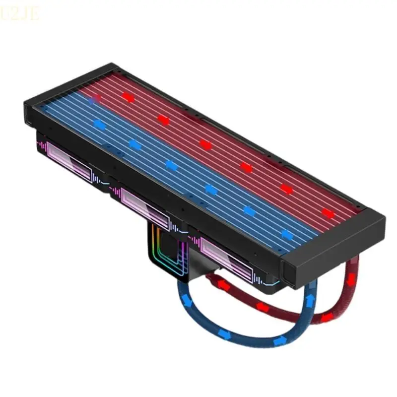 U2JE لـ 360mm ArgB تبريد تبريد CPU مبردات 360 مم ARGB مروحة السائل السائل