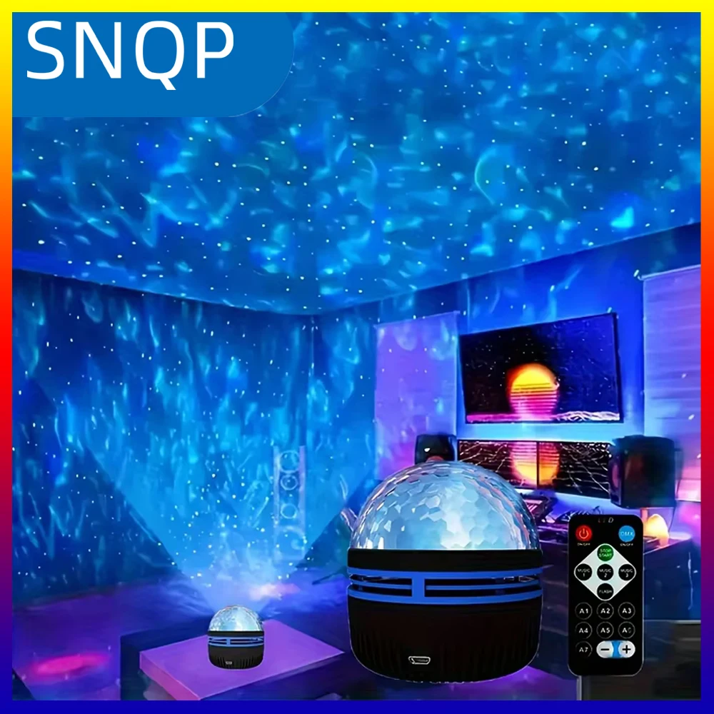 Planetarium Projector Home - LED-Sternenhimmel-Projektor Aurora USB-Fernbedienung RGB-Galaxienlicht 7 Modi