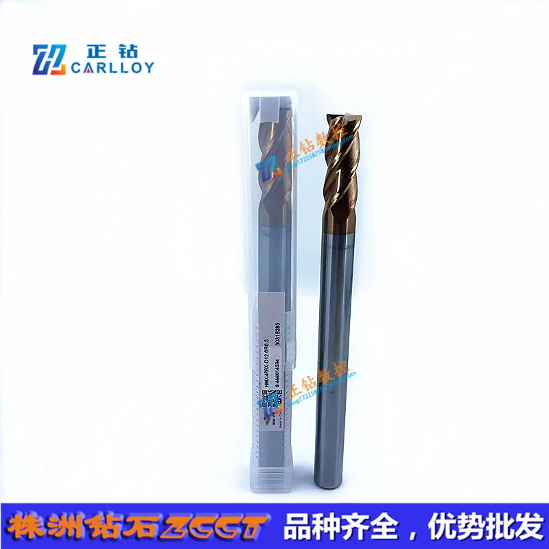 HMX-4RBX-D10.0R0.2 0.5 1.0 2.0/HMX-4RBX-D12.0R0.2 0.5 1.0 2.0 Carbide Milling,ZCC.CT VHM End Mill