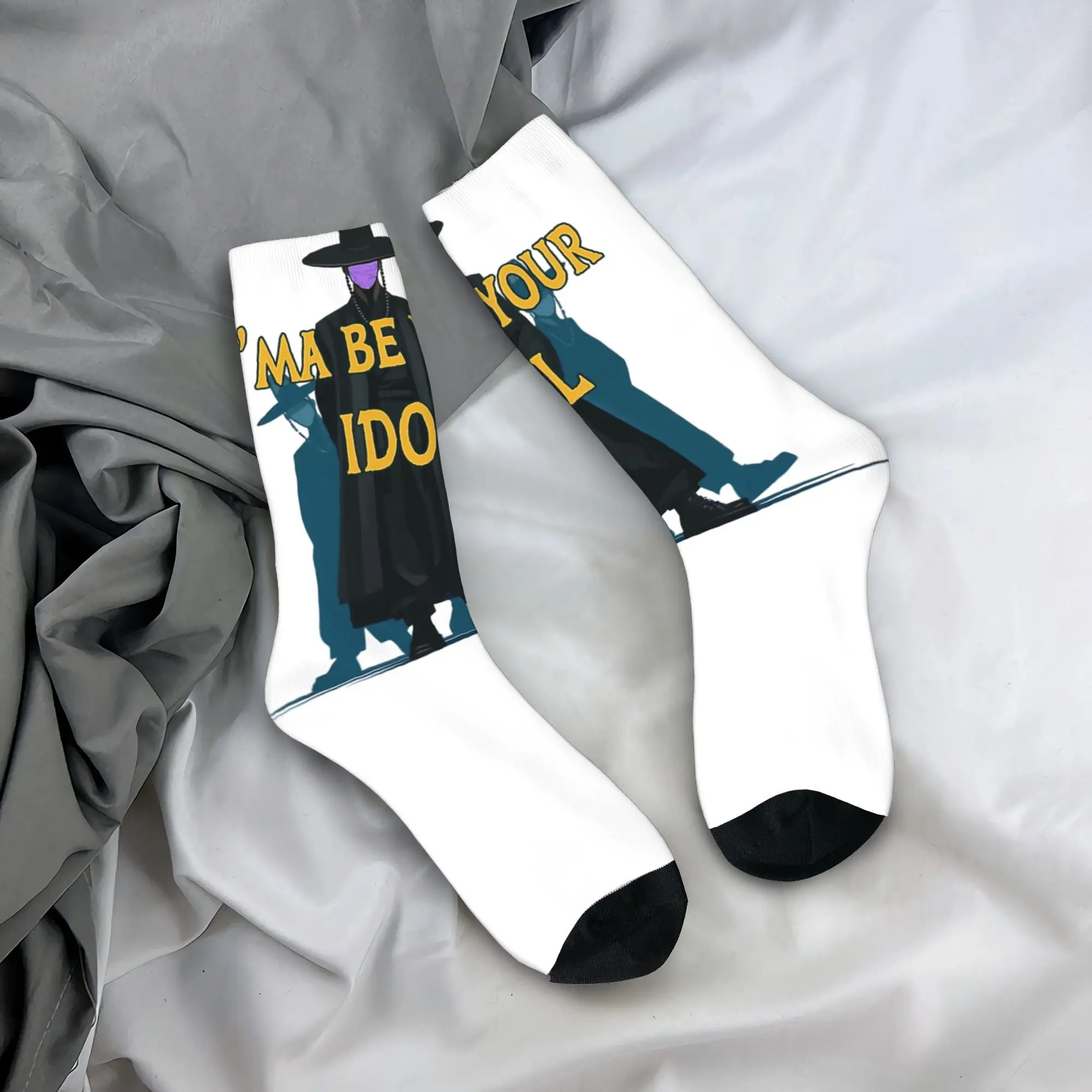 

Be Your Idol Saja Boys Kpop Demon Hunters Носки Чулки для отдыха Осенние нескользящие мужские носки Удобный дизайн Носки для скалолазания