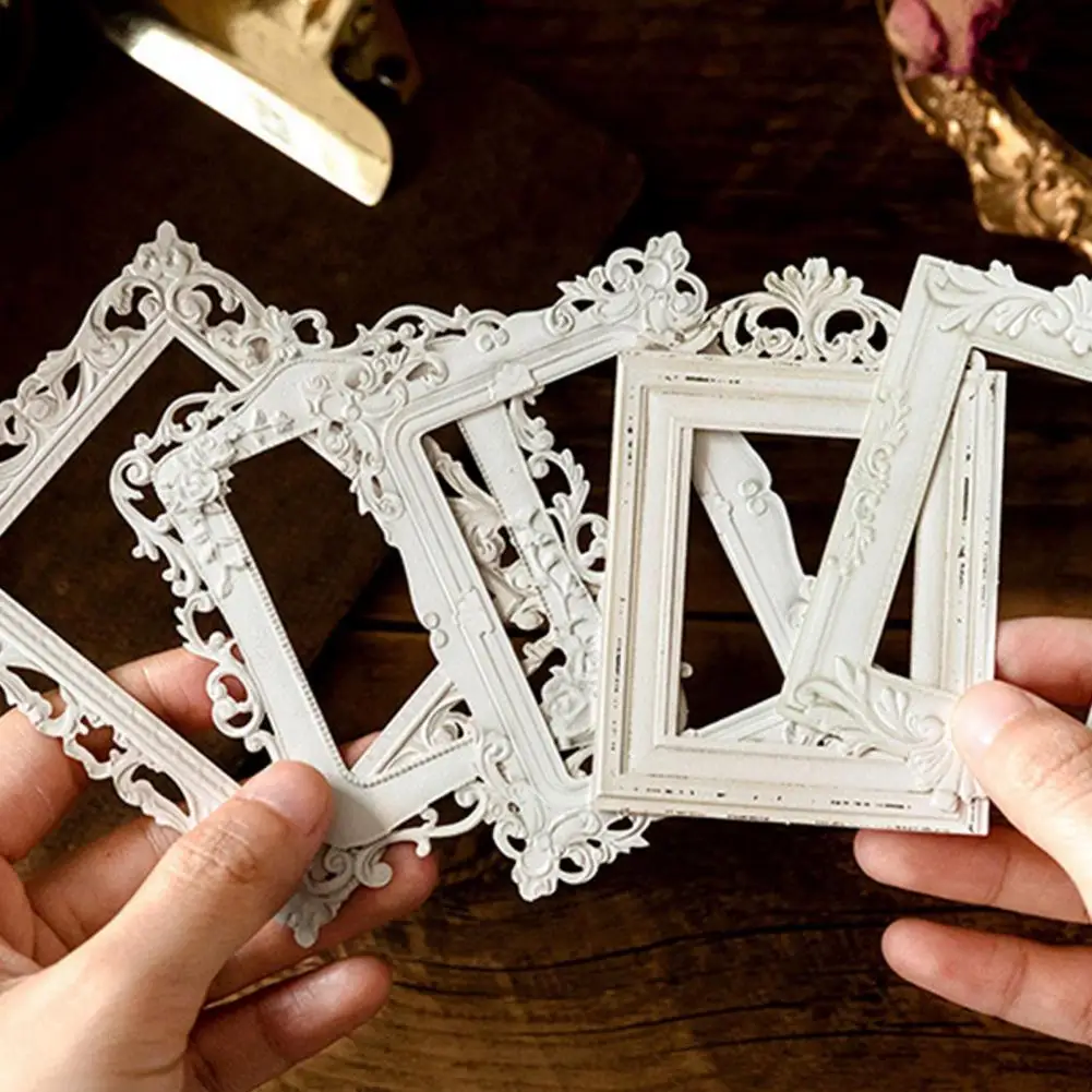 Patterned Lace Decoupage Sticker Vintage Style Embossed Sticker Embossed Sticker Retro Style Hollow Design Scrapbooking Supplies