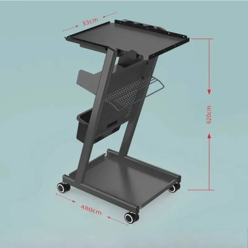 Beauty Contemporary Desk Reception Modern Furniture Spa Counter Nail Salon Hair Salon Barber Shop Clinic Carrello Hotel Office
