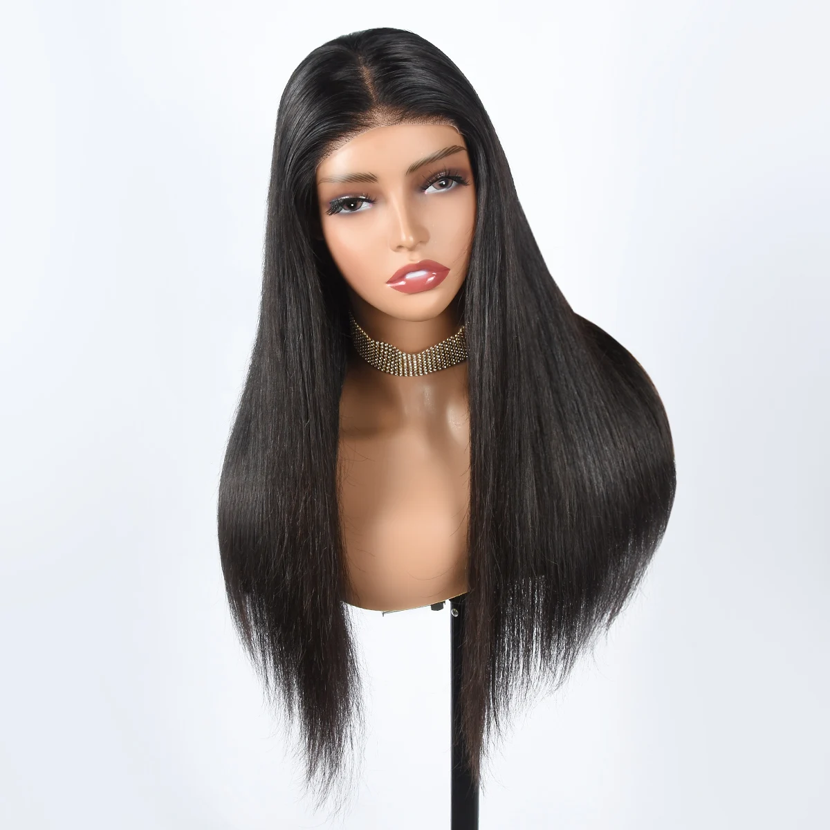 Miss Rola Glueless Straight Lace Front Wigs Brazilian 6x4 Lace Front Human Hair Wigs Pre Plucked 4x6 Lace Closure Wigs For Woman