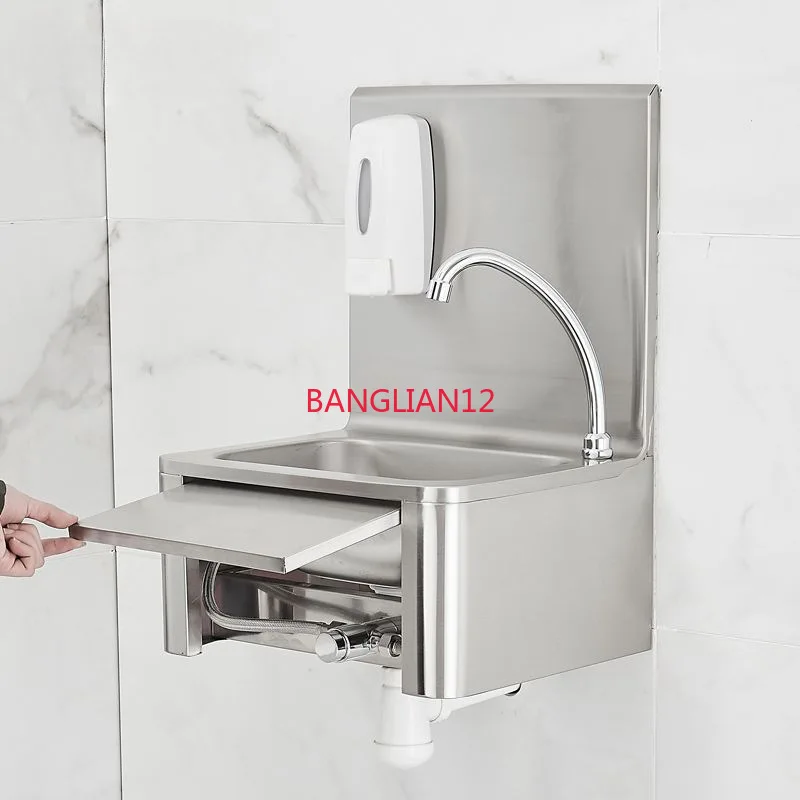 

Wall-mounted 304 stainless steel wash basin, dedicated to kitchen and bathroom