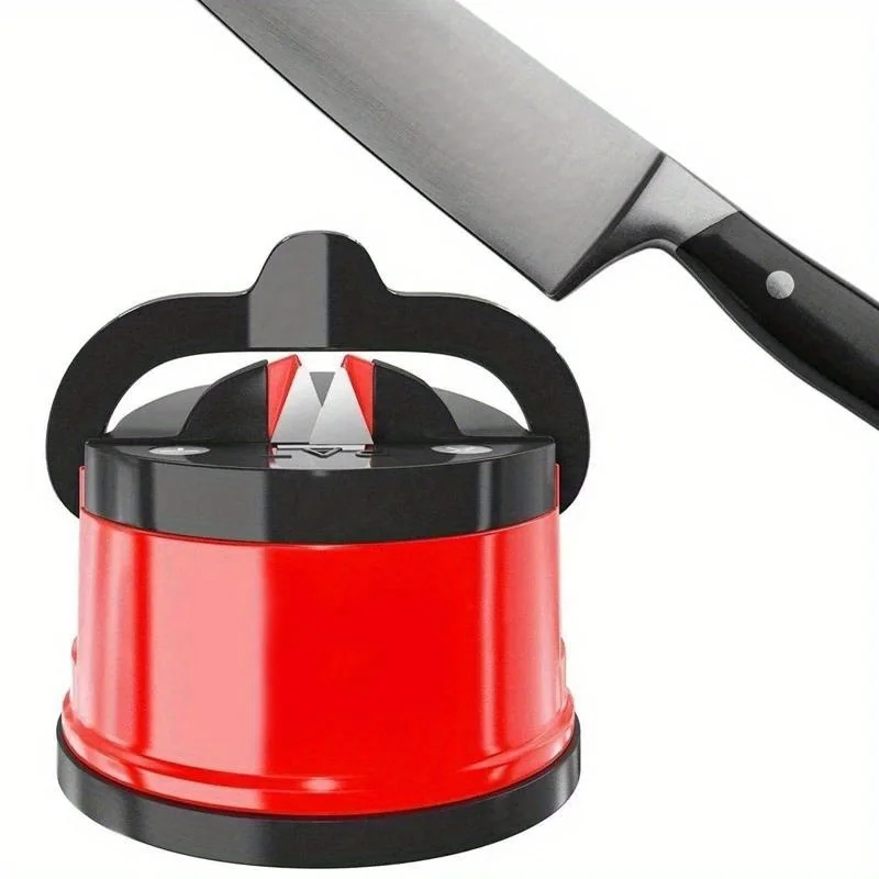 Kitchen Sharpener Safe Knife Scissors Blade Grinder Stone Knives Sharpening Tungsten Diamond Sharpener Tool with Suction Pad