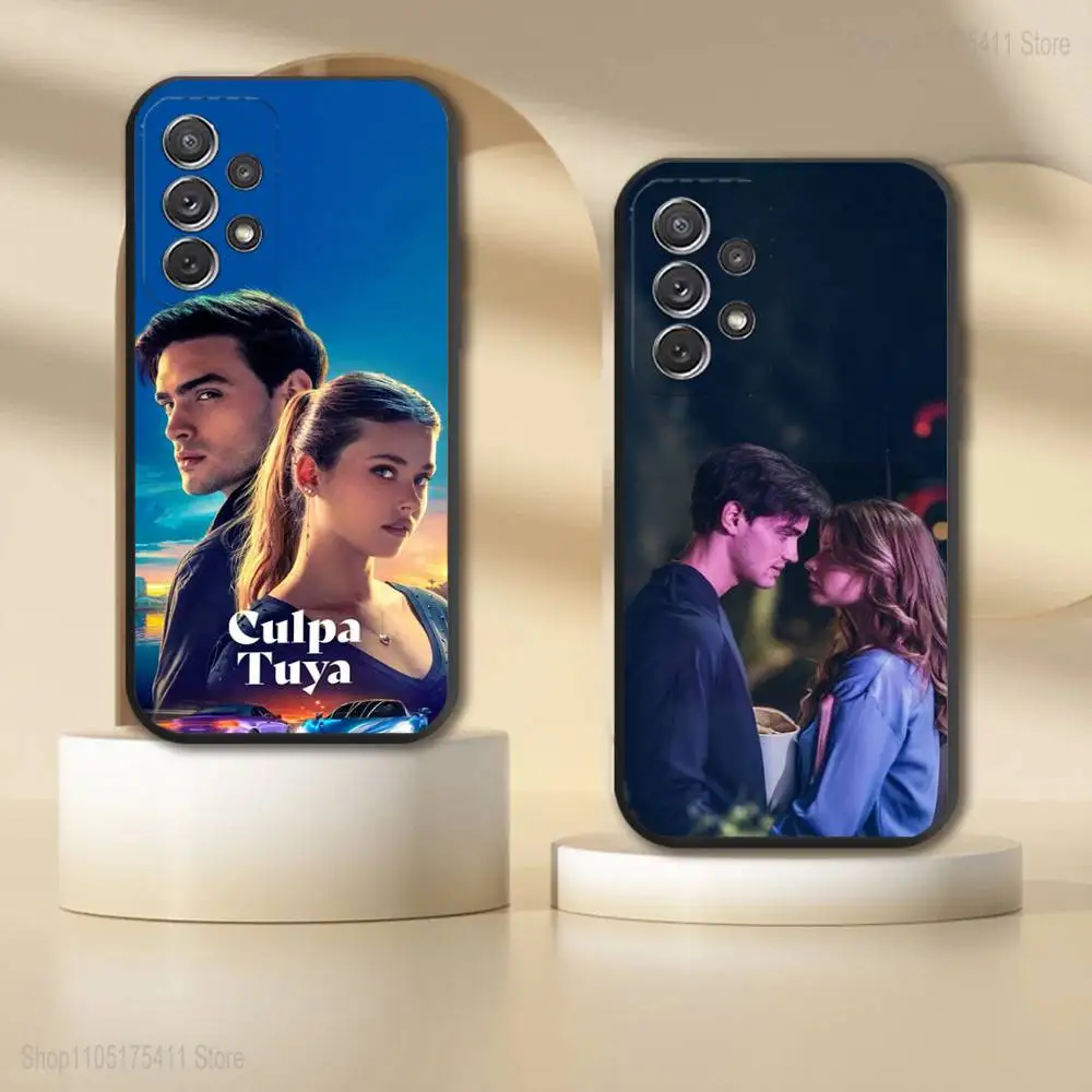 Funda de teléfono Culpa T-Tuya MIA 20 60 para Samsung S 25,24,23,22,30,21,10,9,Ultra,Plus,Lite,FE,4,5G, funda blanda negra