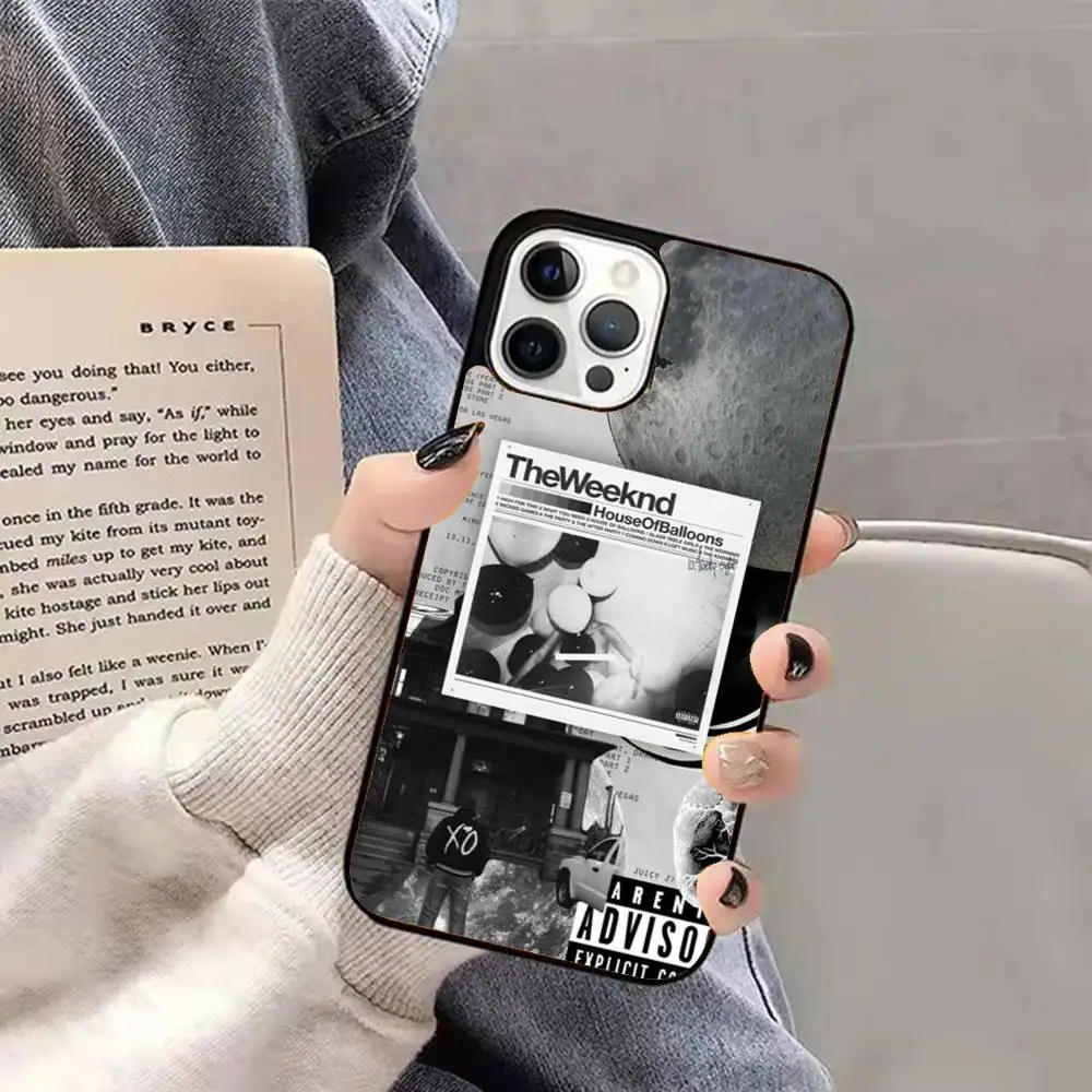 1pc Casing Ponsel The W-Weeknd-House-Of-Balloons Magnet Kuat Untuk IPhone 16 15 14 13 Pro Max 11 12 Mini