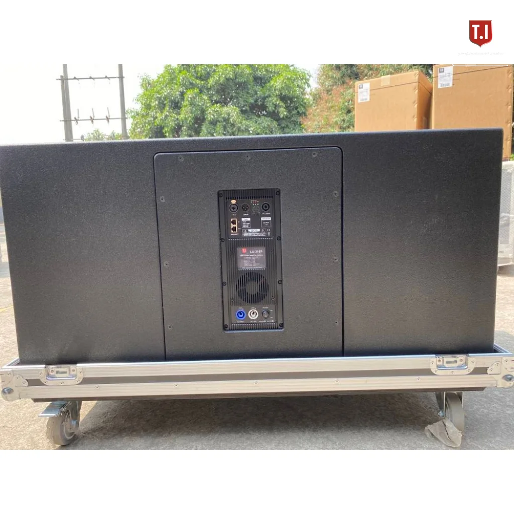 Профессиональный сабвуфер T.I Pro Audio LA-218A, двойной 18-дюймовый водонепроницаемый динамик для клубных звуковых систем