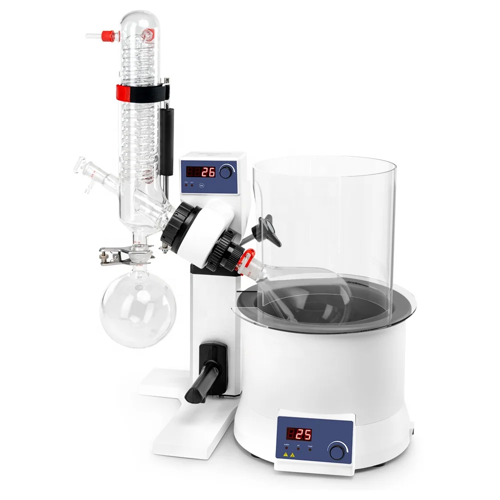 RE-100S rotary evaporator high efficiency evaporator with LED laboratory evaporator