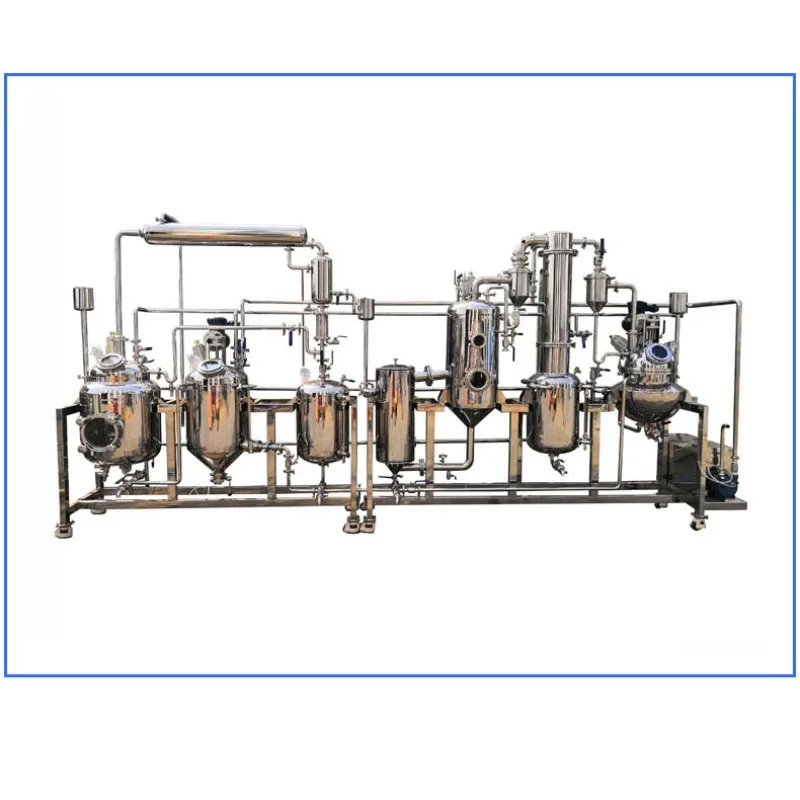 Fully automatic multi-functional vacuum traditional Chinese medicine ointment plant heat reflux extraction and concentration