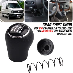 For VW Crafter 2.0 TDI 2010-2017 Manual Gear Shift Knob Gaiter For Mercedes Benz Vito Viano W639 Sprinter 906