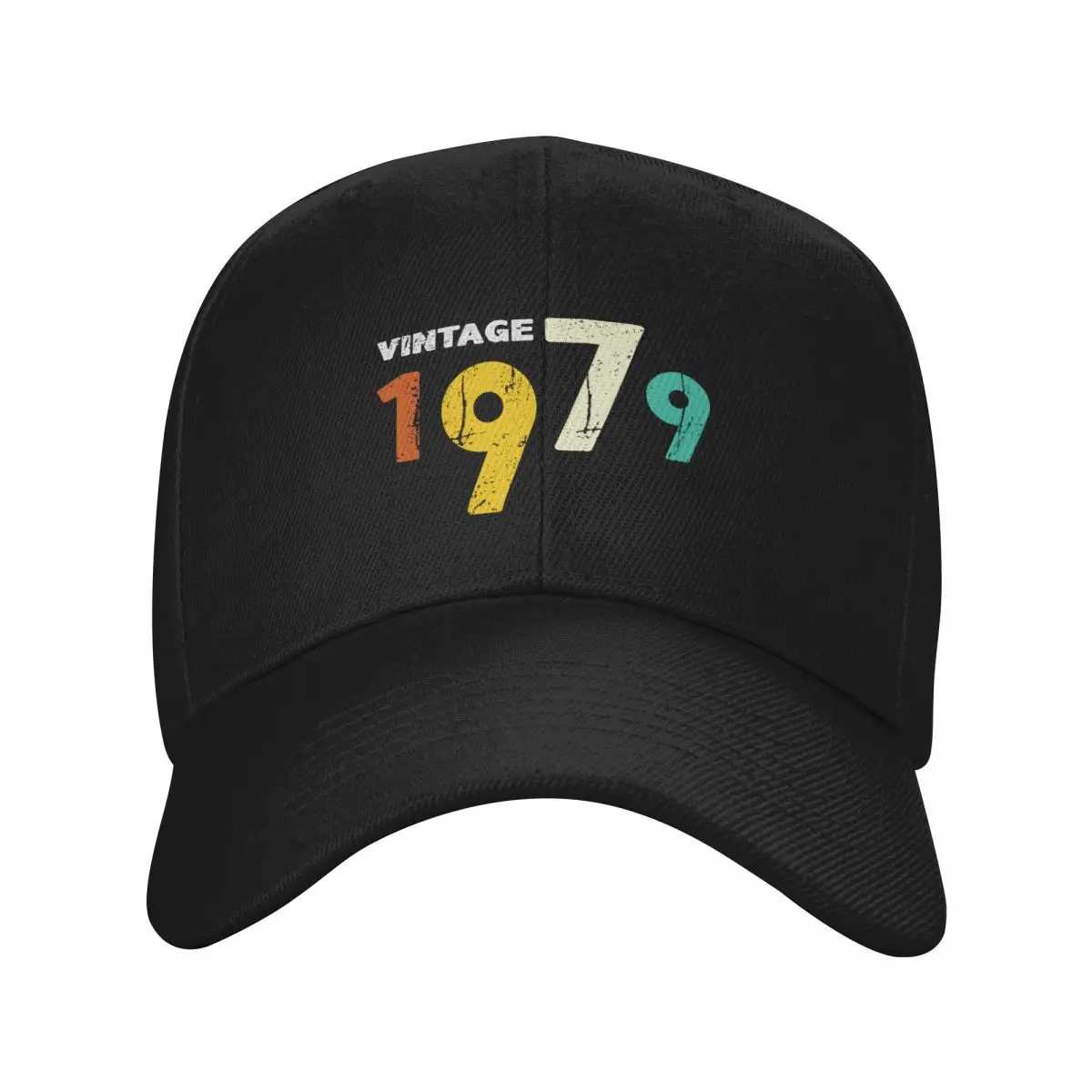 

Custom Vintage Born In 1979 Baseball Cap Sun Protection Men Women's birthday 45 years Old gift Dad Hat Spring Snapback Hats