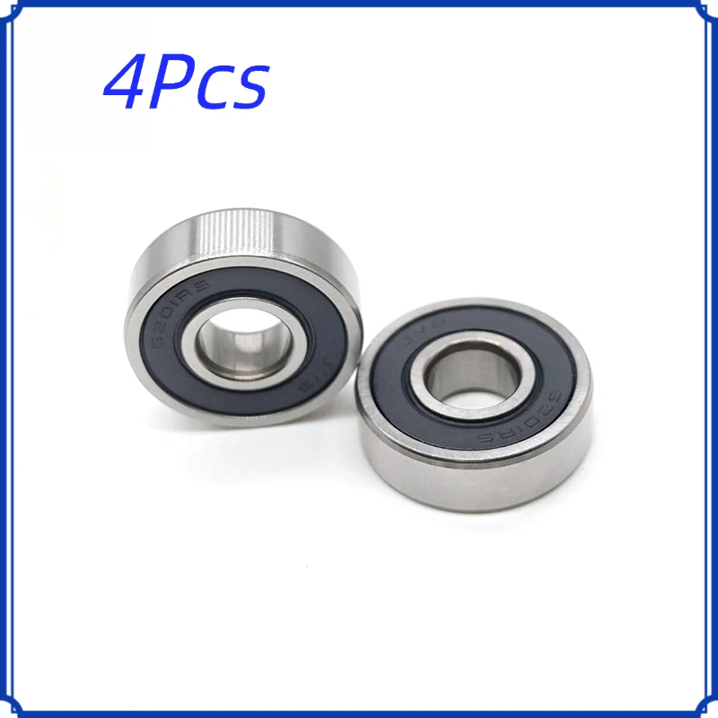 4Pcs Deep Groove Ball Bearings 2RS Rubber Sealed 6001 6002 6003 6004 6200 6201 638 6800 6900