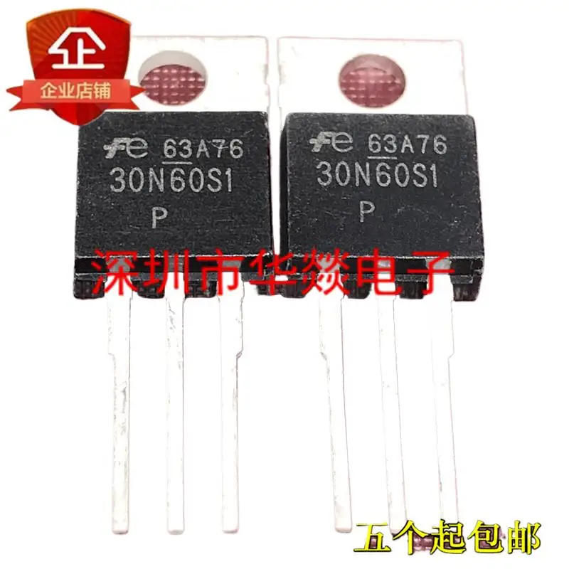 5pcs  30N60S1 FMP30N60S1 ½ TO-220 N600V 30A